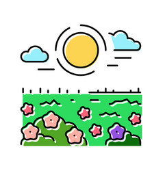 Sun Spring Color Icon