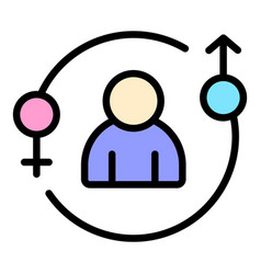 Gender Parity Icon Flat