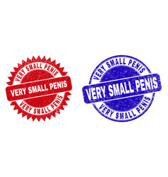 Very Small Penis Round And Rosette Stamp Seals