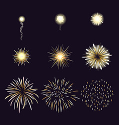 Animation Of Firework Effect In Cartoon Comic