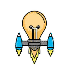 Bulb With Thrusters To Creative Idea