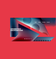 Landing Page Background Template Colorful Plastic