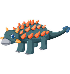 Cute Ankylosaurus Dinosaur Cartoon