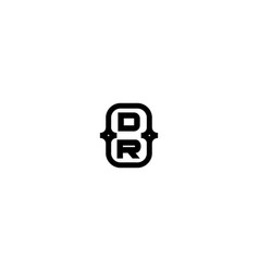 Dr Line Bold Concept Logo Initial Concept