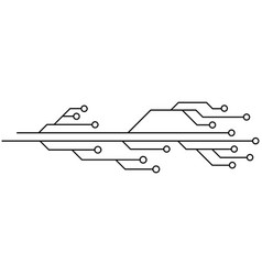 Printed Circuit Board Pcb Tracks Isolated On