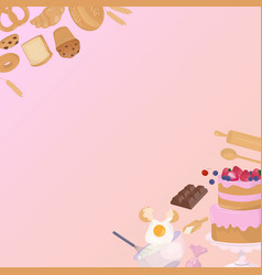 Cake And Bakery Baked Goods Banner