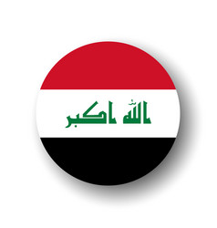 Circle Flag Of Iraq