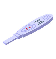 Pregnancy Test Icon Isometric Negative Urine