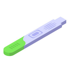 Pregnant Test Icon Isometric Negative Urine