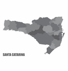 Santa Catarina Regions Map