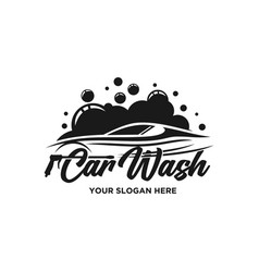 Car Wash Silhouette Logo