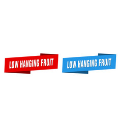 Low Hanging Fruit Banner Hanging Fruit Ribbon