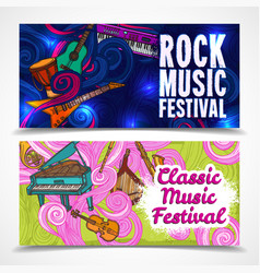 Music Horizontal Banners