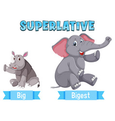 Superlative Adjectives For Word Big