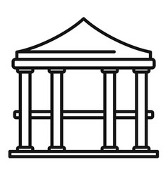 Bower Gazebo Icon Outline Style