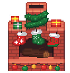 Retro Cartoon Christmas Furnace