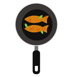 Fish Fry On A White Background