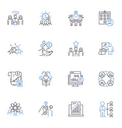 Operational Excellence Line Icons Collection