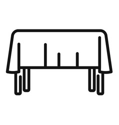 Family Table Icon Outline Home Furniture