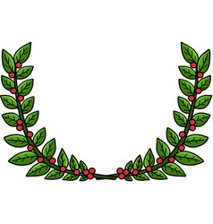 Laurel Wreath Cartoon Colored Clipart