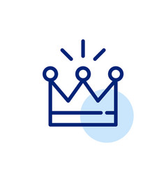 Shining King Crown Simple Royal Icon Pixel