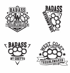 Vintage Badass Logo Design