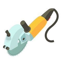 Circular Saw Icon Isometric Saw