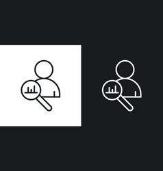 Personal Assessment Icon Set Man Appraisal