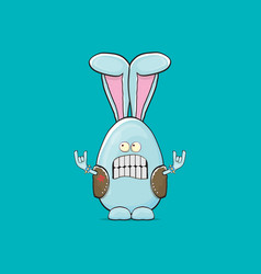 Easter Bunny Badass And Funny Cartoon Character