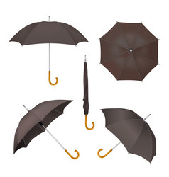 Black Umbrella Mockup Set