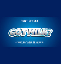 Milky Text Effect