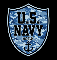 Us Navy Since 1882 Shield