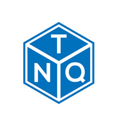 Tnq Letter Logo Design On Black Background