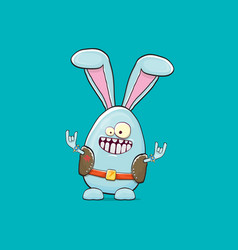 Easter Bunny Badass And Funny Cartoon Character