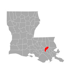 Map St John Baptist In Louisiana