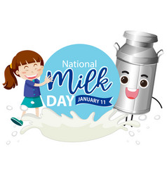 National Milk Day January Icon