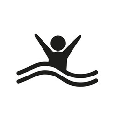 Person Sinking Simple Icon