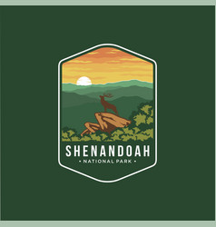 Shenandoah National Park Emblem Logo