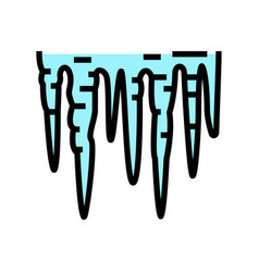 Icicle Winter Color Icon