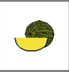 Pixel Art With Watermelon