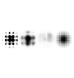 Abstract Grunge Halftone Grid Dots Circles