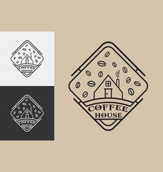 Coffee House Logo Shop Logo Beans