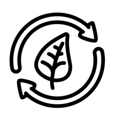 Eco Esg Line Icon