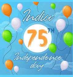 Independence Day Of India Banner Stock