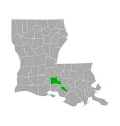 Map St Martin In Louisiana