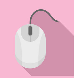 Broken Computer Mouse Icon Flat Style