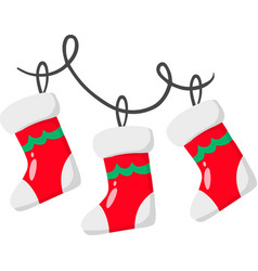 Hand Drawn Christmas Socks