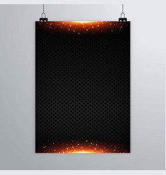 Modern Poster With Lights Design