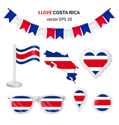 Costa Rica Symbol Set