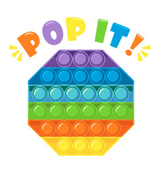 Cute Funny Pop It Popit Fidget Sensory Toy Logo T